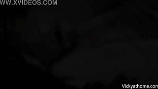 Can Vicky Vette Handle Two Purple Vibrators On Her Pink Pussy?