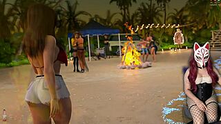 sexy babes on the beach, wanna join the debauchery?