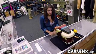 How hard did Kitty Catherine get fucked in the back office?