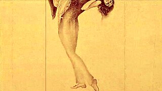 Hairy anime women in erotic illustrations and cartoons