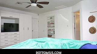 Horny stepsis Riley Jean fulfills taboo desires with POV sex