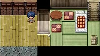 Damn! Tanned Natsuki in hentai game ep 3 naked bath