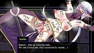 Kris and the city of pleasure part 3, i got bound and toyed in this hentai game