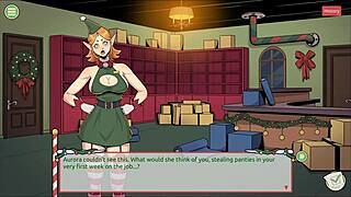 claus discovers mrs santa's secret surprise in xmas game