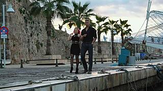 Russian redhead Maryana Rose gets wet on Valentine's day