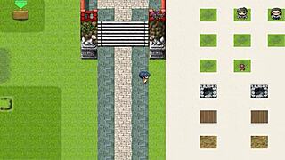 Brown Girl Natsuki-Chan Strokes Big Cock In Game