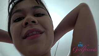 Brianna Arson takes cock deep, gives footjob, and lights up 😎