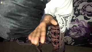 getting wild with that ebony bubble butt