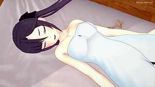 3D Cartoon Mona Strips Towel for Wild Uncensored Action