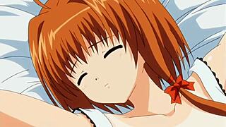 this hentai clip shows a wild group creampie with deepthroat action.