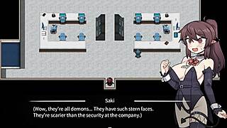 corporate succubus gets gangbanged in bondage