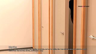 I can’t believe I’m helping my step-mom with her dress change in My Dorm 11