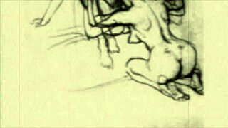 vintage erotic sketches bring steamy fantasies to life. got any faves?