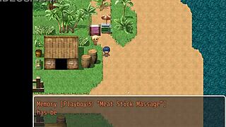 Tanned Natsuki gets rough creampie on public beach