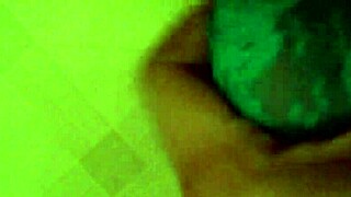 He cums in his girlfriend's panties while her friend watches