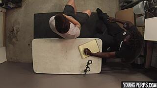 Black cop catches straight teen in a tense first encounter