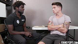 Free gay videos with black cop and straight teen action