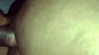 why does this big black cock fill the saggy tits amateur so deep?