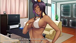 hey, wanna see my servant beauty take creampies in both holes?