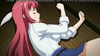 this hentai clip shows a wild group creampie with deepthroat action.