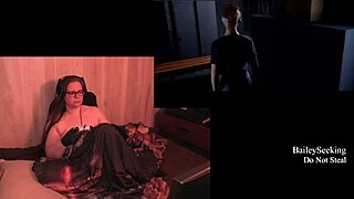 Naked Playthrough Of The Quarry Part 8 With Brunette BBW