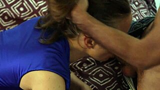 French Amateur In Satin Panties Does Deepthroat And Rimming?