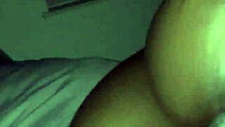 Black teen with big cock sneaks in for quick fucking