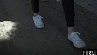 Babe ends up banging two random dudes after a messy fight with her boyfriend.