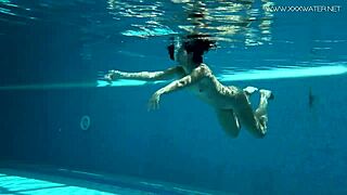 Jessica Lincoln, Small Tatted Russian Teen, Swimmin’ in Pool, Lookin’ So Hot