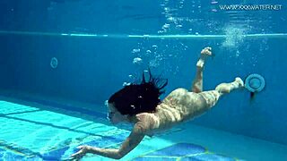 Jessica Lincoln, Small Tatted Russian Teen, Swimmin’ in Pool, Lookin’ So Hot