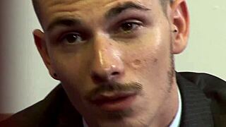 Watch that young punk bounce on the boss's cock!