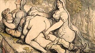vintage erotic sketches bring steamy fantasies to life. got any faves?