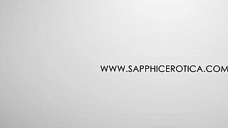 wow, these oral bathers in a sensual lesbian scene by sapphix, with cunilingus, fingering, and muff diving