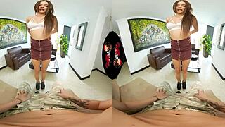 vrlatina - beautiful latin babe undresses then fucks vr