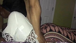 getting wild with that ebony bubble butt