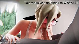 Sex Prescribed by Doctor for Busty Milf in 3D Hentai Scene. Hospital Room Turns Wild with Big Tits