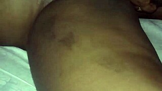 why does this big black cock fill the saggy tits amateur so deep?