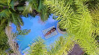 vixen ema, hard-bodied and wild, gives her gym buddy an intense sweaty workout with deep action