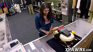 How hard did Kitty Catherine get fucked in the back office?