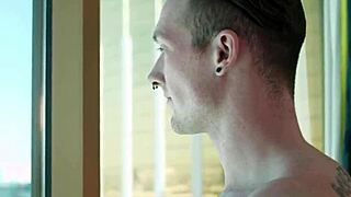 Jackson rams Brad's tight ass while doing bicep curls.