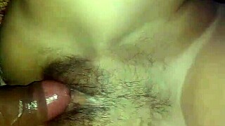 Going crazy on the wife's pussy with big tits and monster cock masturbation 😍