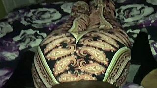 getting wild with that ebony bubble butt