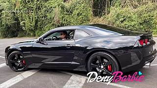 Neighbor saw the MILF sunbathing and fucked her inside.