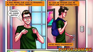 nerd fudendo a médica e a secretária ao mesmo tempo - o nerd comedor ep 1