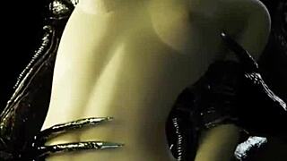 Cartoon Comes Alive With Striptease!