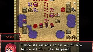 Harem Hentai Game Ep 13 Features Best Thighjob with Huge Cumshot.