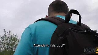 hunt4k angry stallion over money lets hunter kiss skinny 18+ friend