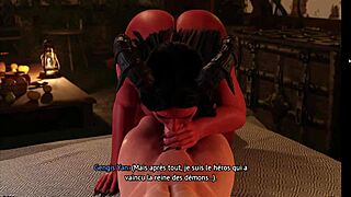 fantasy fuck in 3d anime hentai game with hardcore sex and erotic scenes