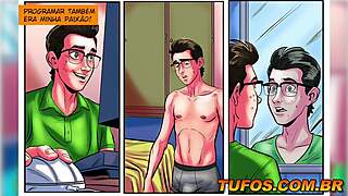 nerd fudendo a médica e a secretária ao mesmo tempo - o nerd comedor ep 1