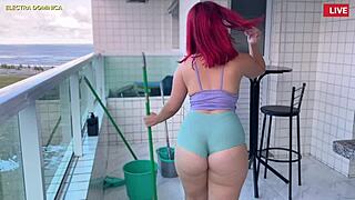 I Hired the Maid Who Wears Shorts, What a Delight That Backside, I Go Crazy with Excitement